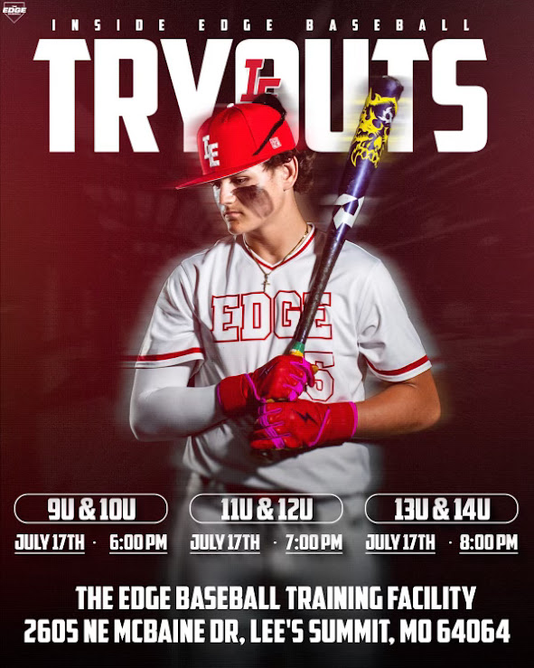 2025 IE Baseball Youth Team Make-up Tryout Dates - The EDGE